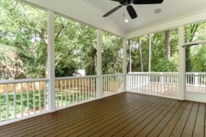 Large screened in porch